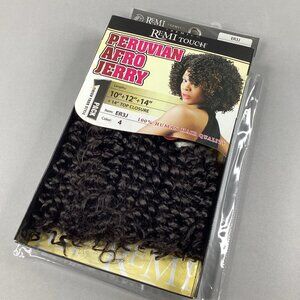 Afro Jerry #4 Dark Brown 10”- 14” All-in-One Premium Synthetic Hair Extensions